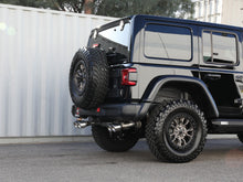 Load image into Gallery viewer, aFe Exhaust Jeep Wrangler JL (2021-2022) 3" to 2.5" Vulcan Series in 304 Stainless Steel w/ Quad Tips - Black Quad Tips Alternate Image