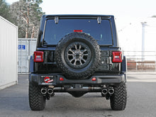 Load image into Gallery viewer, aFe Exhaust Jeep Wrangler JL (2021-2022) 3" to 2.5" Vulcan Series in 304 Stainless Steel w/ Quad Tips - Black Quad Tips Alternate Image