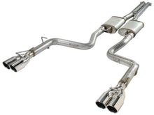 Load image into Gallery viewer, aFe Exhaust Dodge Challenger (2009-2014) 3" Mach Force-Xp Series in 409 Stainless Steel w/ Quad Tips Alternate Image