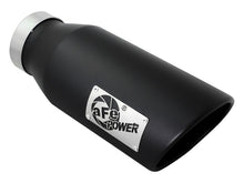 Load image into Gallery viewer, aFe Exhaust Dodge Ram 3500 (2014-2022) 4" Mach Force-Xp Series in 409 Stainless Steel w/ Single Tip - Black Single Tip Alternate Image