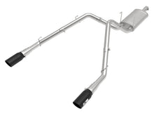 Load image into Gallery viewer, aFe Exhaust Dodge Ram 1500 (2009-2018) Classic (2019-2022) 3" Apollo GT Series in 409 Stainless Steel w/ Dual Tips - Black Dual Tips Alternate Image