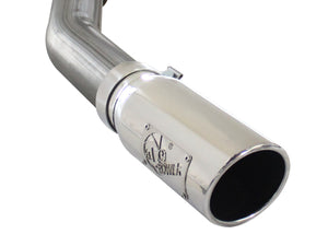 aFe Exhaust Ford F150 (2011-2014) 3" to 3.5" Mach Force-Xp Series in 409 Stainless Steel w/ Single Tip