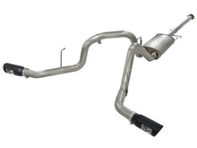 Load image into Gallery viewer, aFe Exhaust Ford F150 Ecoboost (2011-2014) 3" Mach Force-Xp Series in 409 Stainless Steel w/ Dual Tips - Black Dual Tips Alternate Image