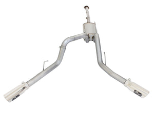 aFe Exhaust Ford F150 Ecoboost  (2015-2020) 3" Mach Force-Xp Series in 409 Stainless Steel w/ Dual Tip