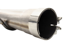 Load image into Gallery viewer, aFe Exhaust Ford F250/F350 Super Duty (1999-2004) 3" to 3.5" Mach Force-Xp Series in 409 Stainless Steel w/ Single Tip - Black Single Tip Alternate Image