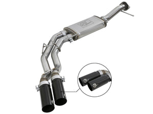 aFe Exhaust Ford F150 EcoBoost (2011-2014) 3" to 2.5" Rebel Series in 409 Stainless Steel w/ Dual Tips