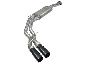 aFe Exhaust Ford F150 (2015-2020) 3" to 2.5" Rebel Series in 409 Stainless Steel w/ Dual Tips
