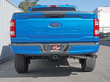 Load image into Gallery viewer, aFe Exhaust Ford F150/EcoBoost (2019-2022) 3" to 3.5" Apollo GT Series in 409 Stainless Steel w/ Single Tip &amp; Muffler - Black Single Tip Alternate Image