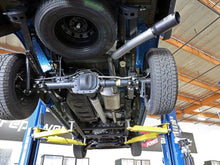 Load image into Gallery viewer, aFe Exhaust Ford F150/EcoBoost (2019-2022) 3" to 3.5" Apollo GT Series in 409 Stainless Steel w/ Single Tip &amp; Muffler - Black Single Tip Alternate Image