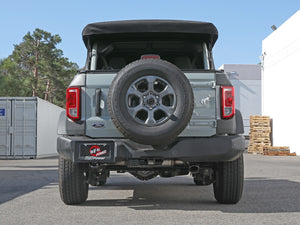 aFe Exhaust Ford Bronco EcoBoost (2021-2022) 3" Apollo GT Series in 409 Stainless Steel w/ Single Tip