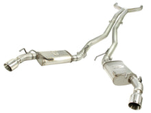 Load image into Gallery viewer, aFe Exhaust Chevy Camaro SS (2010-2013) ZL1 (2012-2013) 3&quot; Mach Force-Xp Series in 409 Stainless Steel w/ Dual Tips Alternate Image