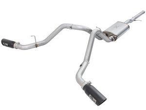 aFe Exhaust GMC Sierra 1500 (2009-2018) Limited (2019) 3" Mach Force-Xp Series in 409 Stainless Steel w/ Dual Tips
