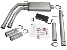 Load image into Gallery viewer, aFe Exhaust GMC Sierra 1500 (2009-2018) Limited (2019-2019) 3&quot; to 2.5&quot; Rebel Series in 409 Stainless Steel w/ Dual Tips Alternate Image