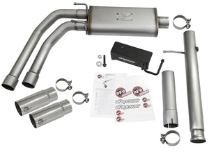 aFe Exhaust GMC Sierra 1500 (2009-2018) Limited (2019-2019) 3" to 2.5" Rebel Series in 409 Stainless Steel w/ Dual Tips