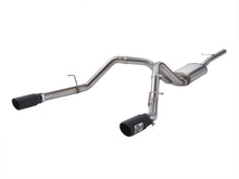 Load image into Gallery viewer, aFe Exhaust Chevy Silverado 1500 (2009-2018) LD (2019-2019) 3" Apollo GT Series in 409 Stainless Steel w/ Dual Tips Alternate Image