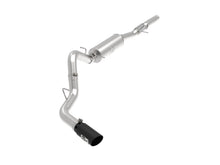 Load image into Gallery viewer, aFe Exhaust Chevy Silverado / GMC Sierra 1500 (2014-2018) 4" Apollo GT Series in 409 Stainless Steel w/ Single Tip - Black Single Tip Alternate Image