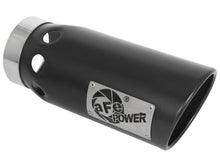 Load image into Gallery viewer, aFe Exhaust Chevy Silverado / GMC Sierra 1500 (2014-2018) 4" Apollo GT Series in 409 Stainless Steel w/ Single Tip - Black Single Tip Alternate Image