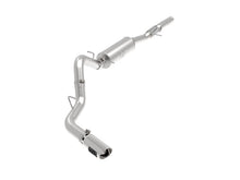 Load image into Gallery viewer, aFe Exhaust Chevy Silverado / GMC Sierra 1500 (2014-2018) 4" Apollo GT Series in 409 Stainless Steel w/ Single Tip - Polished Single Tip Alternate Image