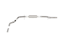 Load image into Gallery viewer, aFe Exhaust Chevy Silverado / GMC Sierra 1500 (2014-2018) 4" Apollo GT Series in 409 Stainless Steel w/ Single Tip - Black Single Tip Alternate Image