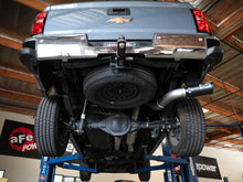 Load image into Gallery viewer, aFe Exhaust Chevy Silverado / GMC Sierra 1500 (2014-2018) 4" Apollo GT Series in 409 Stainless Steel w/ Single Tip - Black Single Tip Alternate Image