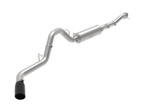 aFe Exhaust Chevy Silverado 2500/3500 HD (2020-2022) 4" Apollo GT Series in 409 Stainless Steel w/ Single Tip