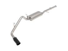 Load image into Gallery viewer, aFe Exhaust Chevy Silverado / GMC Sierra 1500 (2009-2018) 3" Apollo GT Series in 409 Stainless Steel w/ Single Tip - Black Single Tip Alternate Image