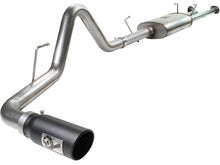 Load image into Gallery viewer, aFe Exhaust Toyota Tundra (2007-2009) 3" Mach Force-Xp Series in 409 Stainless Steel w/ Single Tip - Black Single Tip Alternate Image