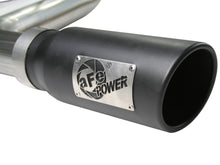 Load image into Gallery viewer, aFe Exhaust Toyota Tundra (2007-2009) 3" Mach Force-Xp Series in 409 Stainless Steel w/ Single Tip - Black Single Tip Alternate Image