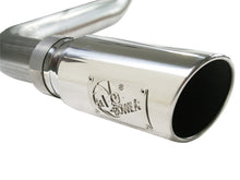 Load image into Gallery viewer, aFe Exhaust Toyota Tundra (2007-2009) 3" Mach Force-Xp Series in 409 Stainless Steel w/ Single Tip - Black Single Tip Alternate Image