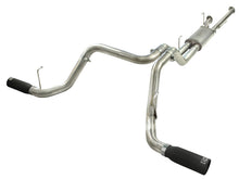 Load image into Gallery viewer, aFe Exhaust Toyota Tundra (2010-2021) 2.5" to 3" Mach Force-Xp Series in 409 Stainless Steel w/ Dual Tip - Black Dual Tip Alternate Image