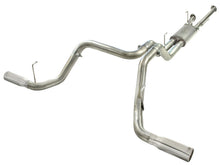 Load image into Gallery viewer, aFe Exhaust Toyota Tundra (2010-2021) 2.5" to 3" Mach Force-Xp Series in 409 Stainless Steel w/ Dual Tip - Polished Dual Tip Alternate Image