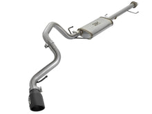 Load image into Gallery viewer, aFe Exhaust Toyota FJ Cruiser (2007-2017) 2.5" Mach Force-Xp Series in 409 Stainless Steel w/ Single Tip - Black Single Tip Alternate Image