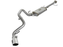 Load image into Gallery viewer, aFe Exhaust Toyota FJ Cruiser (2007-2017) 2.5" Mach Force-Xp Series in 409 Stainless Steel w/ Single Tip - Polished Single Tip Alternate Image