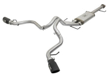 Load image into Gallery viewer, aFe Exhaust Toyota FJ Cruiser (2007-2017) 3" to 2.5" Mach Force-Xp Series in 409 Stainless Steel w/ Dual Tip - Black Dual Tip Alternate Image