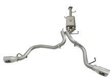 Load image into Gallery viewer, aFe Exhaust Toyota FJ Cruiser (2007-2017) 3" to 2.5" Mach Force-Xp Series in 409 Stainless Steel w/ Dual Tip - Black Dual Tip Alternate Image