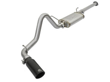 Load image into Gallery viewer, aFe Exhaust Toyota Tacoma (2005-2012) 2.5" Mach Force-Xp Series in 409 Stainless Steel w/ Single Tip - Black Single Tip Alternate Image