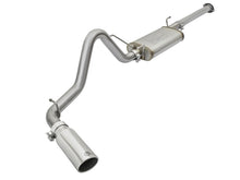 Load image into Gallery viewer, aFe Exhaust Toyota Tacoma (2005-2012) 2.5" Mach Force-Xp Series in 409 Stainless Steel w/ Single Tip - Polished Single Tip Alternate Image