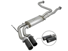 Load image into Gallery viewer, aFe Exhaust Nissan Titan (2004-2015) 2.5" Rebel Series in 409 Stainless Steel w/ Single Tip - Black Single Tip Alternate Image