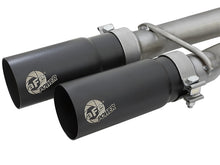 Load image into Gallery viewer, aFe Exhaust Nissan Titan (2004-2015) 2.5" Rebel Series in 409 Stainless Steel w/ Single Tip - Black Single Tip Alternate Image