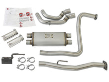 Load image into Gallery viewer, aFe Exhaust Nissan Titan (2004-2015) 2.5" Rebel Series in 409 Stainless Steel w/ Single Tip - Black Single Tip Alternate Image