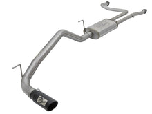 Load image into Gallery viewer, aFe Exhaust Nissan Titan (2017-2023) 2.5" to 3.5" Mach Force-Xp Series in 409 Stainless Steel w/ Single Tip - Black Single Tip Alternate Image