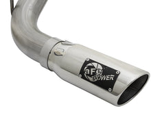 Load image into Gallery viewer, aFe Exhaust Nissan Titan (2017-2023) 2.5" to 3.5" Mach Force-Xp Series in 409 Stainless Steel w/ Single Tip - Black Single Tip Alternate Image