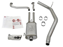 Load image into Gallery viewer, aFe Exhaust Nissan Titan (2017-2023) 2.5" to 3.5" Mach Force-Xp Series in 409 Stainless Steel w/ Single Tip - Black Single Tip Alternate Image