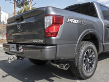 Load image into Gallery viewer, aFe Exhaust Nissan Titan (2017-2023) 2.5" to 3.5" Mach Force-Xp Series in 409 Stainless Steel w/ Single Tip - Black Single Tip Alternate Image
