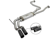 Load image into Gallery viewer, aFe Exhaust Nissan Titan (2017-2022) 2.5" Rebel Series in 409 Stainless Steel w/ Single Tip - Black Single Tip Alternate Image