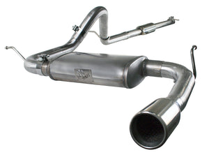 aFe Exhaust Jeep Wrangler JK (2007-2011) 2.5" Mach Force-Xp Series in 409 Stainless Steel w/ Single Tip
