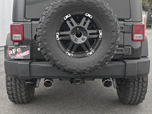 Load image into Gallery viewer, aFe Exhaust Jeep Wrangler JK (2007-2018) 2.5" Rebel Series in 409 Stainless Steel w/ Front &amp; Rear Muffler Alternate Image