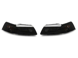 Smoked Red LED Side Marker Lights For 1999-2004 Ford Mustang SN95 – Rear Bumper/Fender Parking Lamps – Pair
