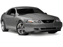 Load image into Gallery viewer, Raxiom Projector Headlights Ford Mustang SN95 (99-04) [Dual LED Halo] Chrome Housing/ Clear Lens or Black Housing/ Smoked Lens Alternate Image