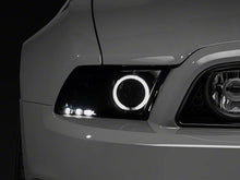 Load image into Gallery viewer, Raxiom Projector Headlights Ford Mustang S197 w/ Factory HID (13-14) [LED Halo] Black Housing/ Clear or Smoked Lens Alternate Image